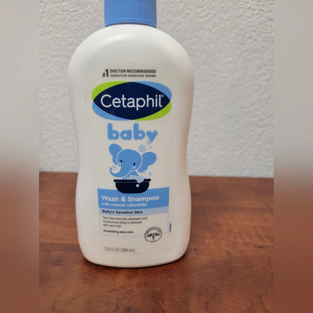 Cetaphil Baby Wash & Shampoo 13.5 Oz Nwt